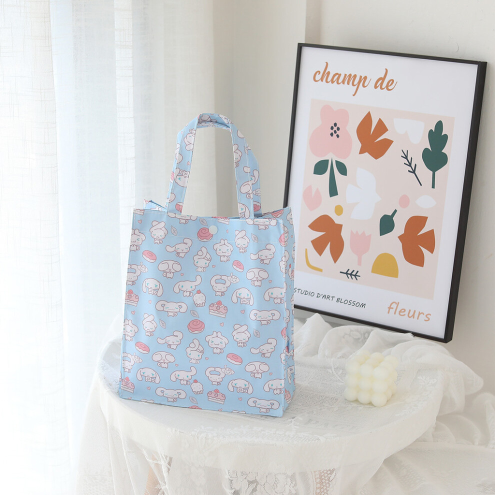 (Cake White, Large) Cute Pochacco Print Waterproof Handheld Bag For Toiletries And Essentials Daily-image-OPC-PJB5G6Q-NEW