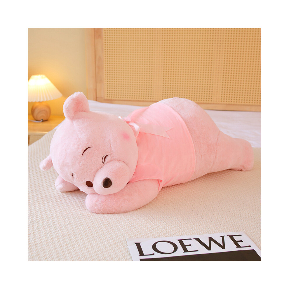 (40cm/15.75in) The Pooh Winnie Bowknot Cartoon Animals Fill Doll Sleeping Accompany Pillow