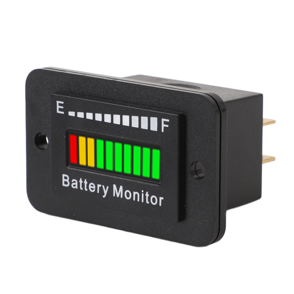 Universal 12V-72V Led Battery Monitor For Lawn Mower & Golf Cart Ip65 9451331716640