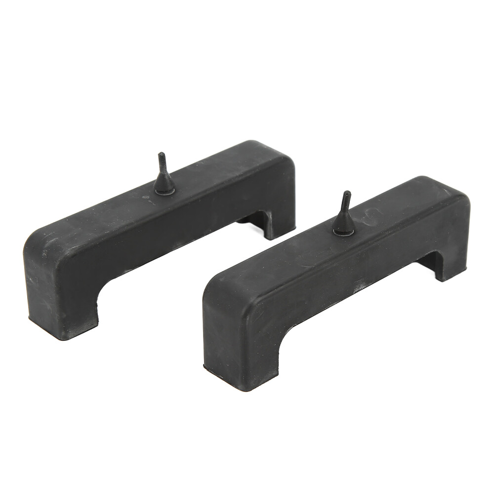 2 Pcs Rubber Radiator Insulator Pads Black 9121376094750