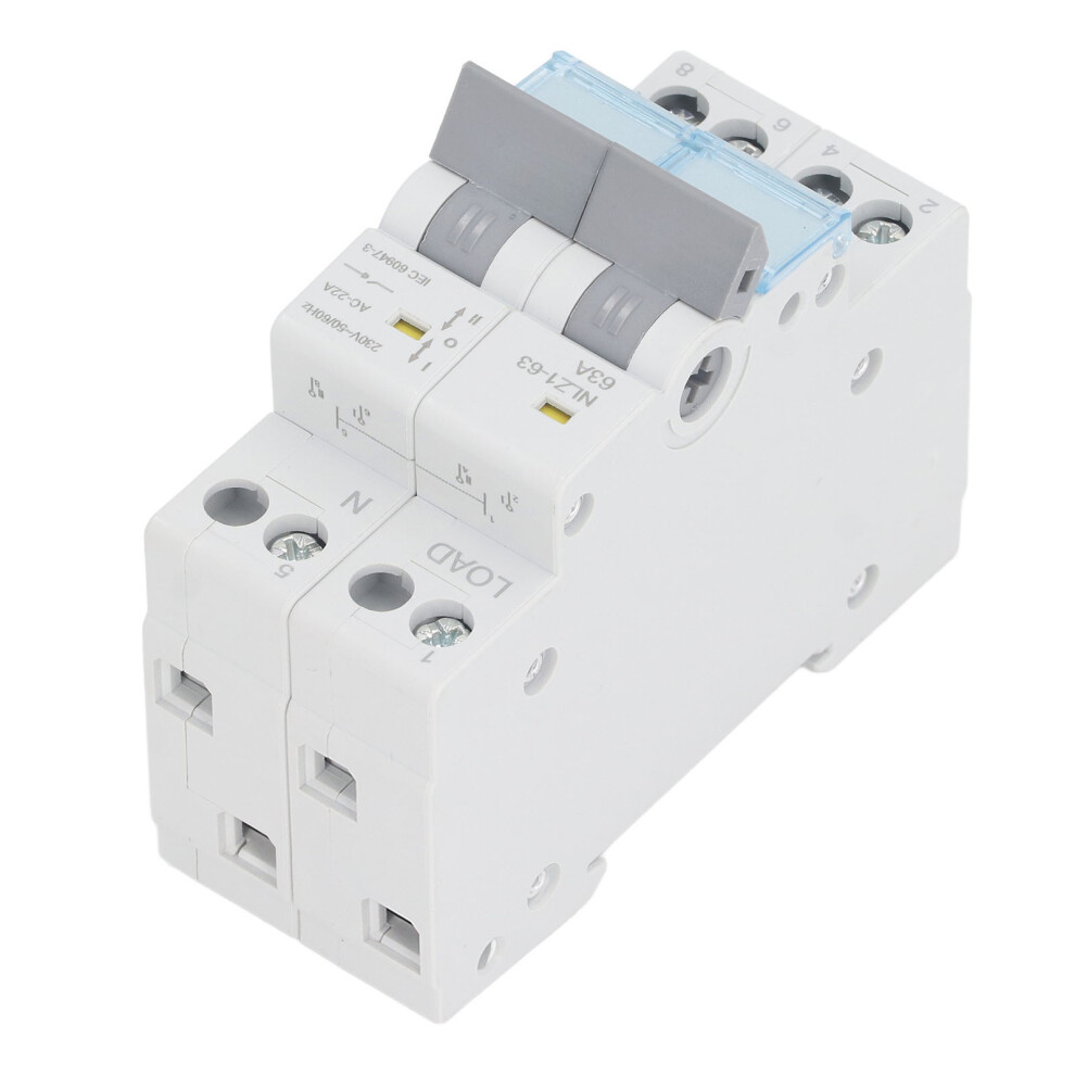 35Mm Din Rail Dual Power Manual Transfer Switch 63A Safe & Reliable 3181331717151