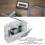 Auto-Reverse Durchsichtige Kassette MP3-Konverter 3,5 mm 4