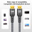 DisplayPort 2.1-Kabel 40 Gbps 1,5 m Schwarz HDR 5