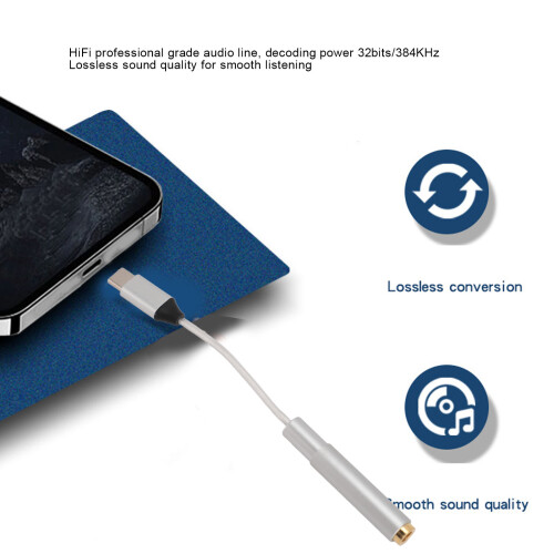 CX31988 USB-C zu 2,5/3,5/4,4 mm Audio-Adapter 32 Bit 2