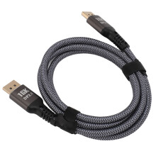 DisplayPort 2.1-Kabel 40 Gbps 1,5 m Schwarz HDR