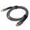 DisplayPort 2.1-Kabel 40 Gbps 1,5 m Schwarz HDR 16