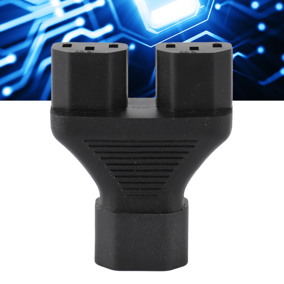 C14 To C13 Y Splitter Adapter Cable Iec320 Male To Female 10A 125V 6901331718470
