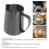 Milchkännchen aus 304er Edelstahl, 600 ml, Schwarz 5