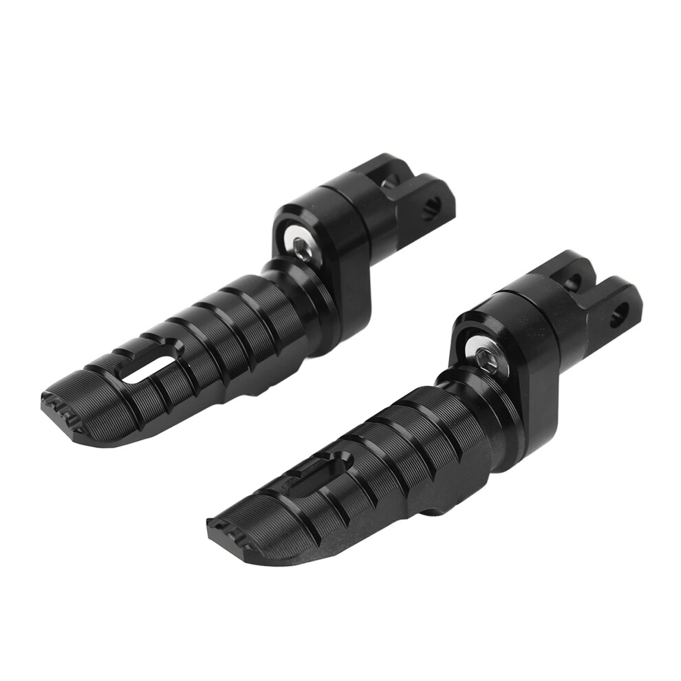 Motorcycle Front Foot Peg T6063 Aluminum Alloy Black 9121376095177