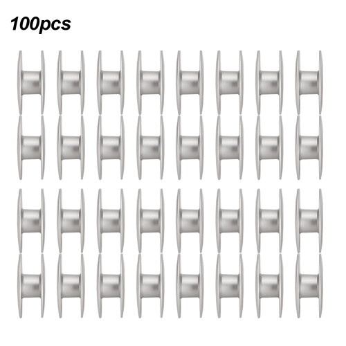 100Pcs Metal Bobbins for Flat Embroidery Car 2