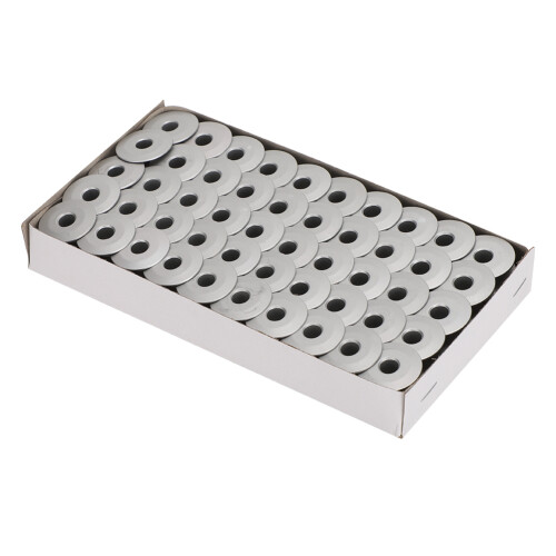 100Pcs Metal Bobbins for Flat Embroidery Car 1