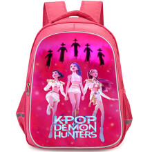 (Style14, Small ) Demon Kpop Hunters Backpack For Girls Large Capacity Oxford School Bag Fabric