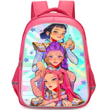 (Style16, Large ) Demon Kpop Hunters Backpack For Girls Large Capacity Oxford School Bag Fabric