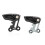 Protector de cadena tipo E de aluminio 26T-36T 6x6x3cm negro 10