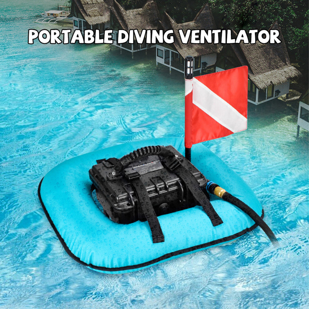 Rechargeable Portable Diving Ventilator 12600mAh 9m Deep with Backpack