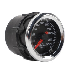 52 mm 0-100 PSI Öldruck 12 V, 7-Farben-Hintergrundbeleuchtung