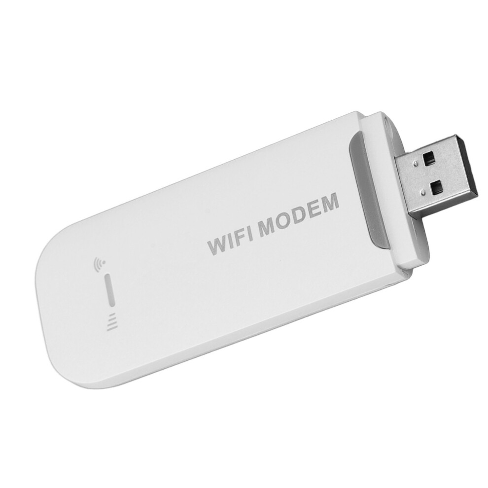4G Usb Portable Wifi Hotspot, Supports 10 Users, Plug & Play White 4911331727817