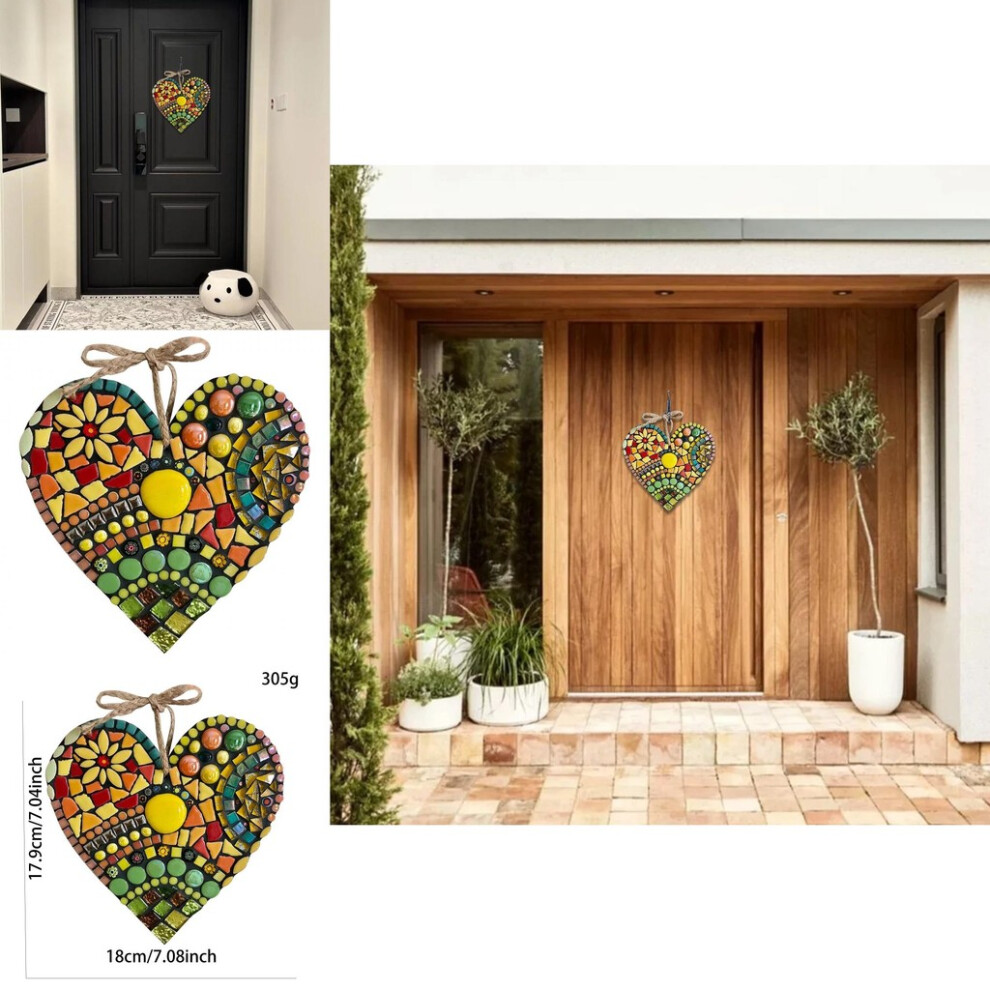 Resin Stylish Heart Pendant Beautiful Colorful Honeycomb Hanging For Decor Ornament-image-OPC-PJB5RVZ-NEW