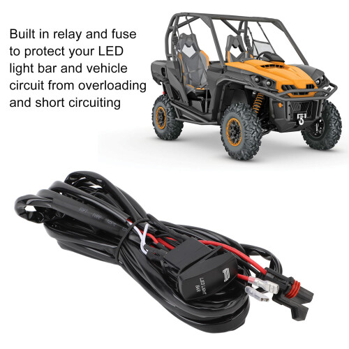 DC12V UTV LED-Kabelbaum 300W 14AWG, 1 Leitung Plug-Play 2