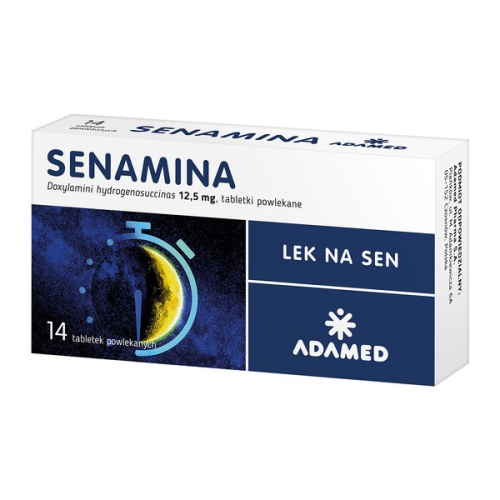 SENAMINA sleep medicine 12.5 mg 14 tablets