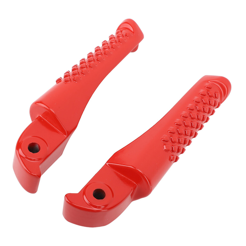 Aluminium Foot Pegs Bracket Kit For 212Cc Trail Bikes Replacement Red 6931331732176