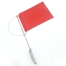 Windsock rojo de acero inoxidable para colgar en la pared 20.00 g