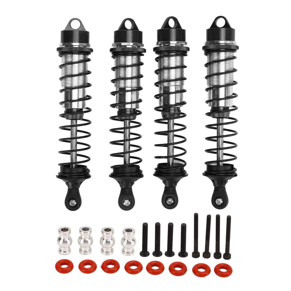 4Pcs Rc Front Rear Shock Absorbers Rc Car Damper Black 9121376097126