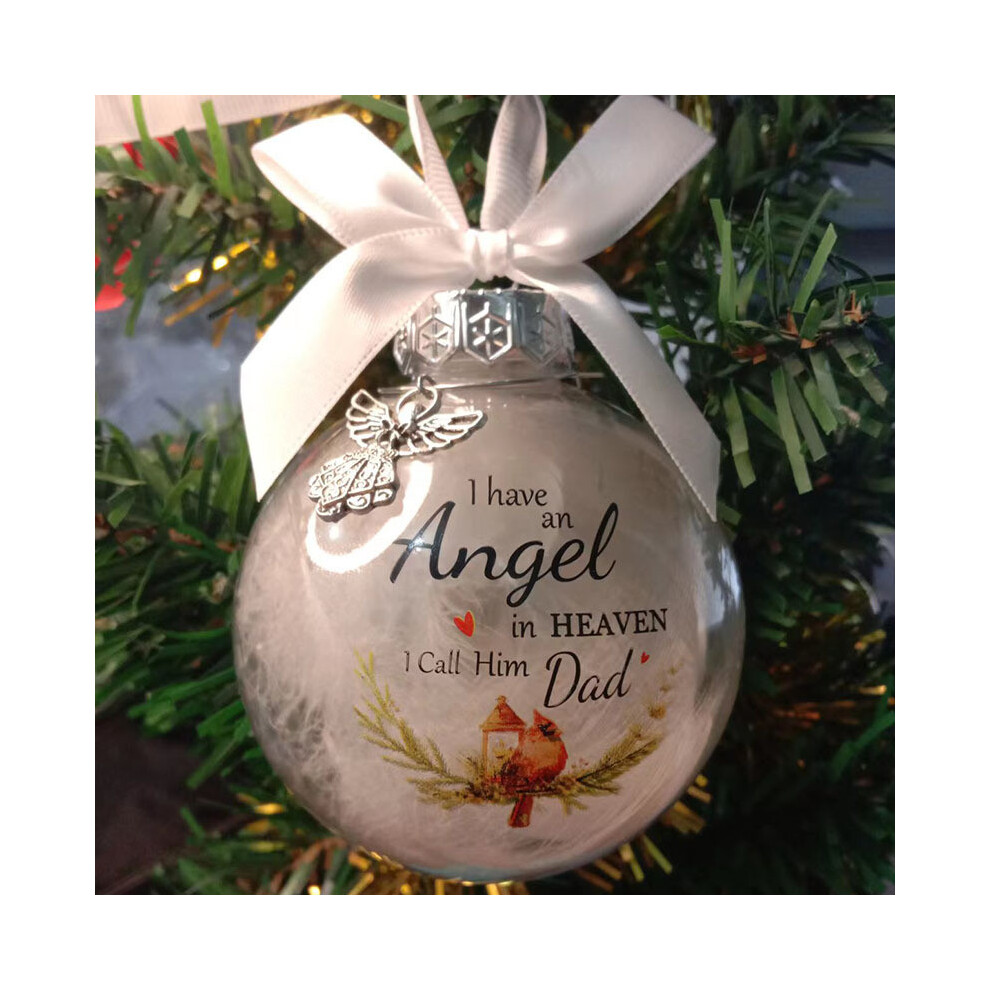 (Red Bird Dad) Elegant Plastic Ball Decorative Pendant For Christmas Celebrating Family Memories Love And-image-OPC-PJB5VM2-NEW