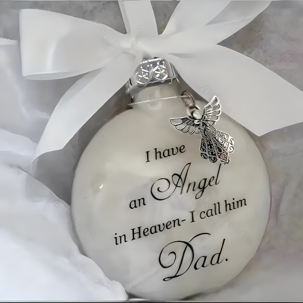 (Dad) Elegant Plastic Ball Decorative Pendant For Christmas Celebrating Family Memories Love And-image-OPC-PJB5VKF-NEW