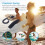 Surfbrett-Leash 6mm TPU Spring Coil Taillenumfang 0.24in 7