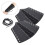 2 Sets Punk Bracer Black Outdoor PU Retractable 11