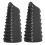 2 Sets Punk Bracer Black Outdoor PU Retractable 7