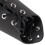 2 Sets Punk Bracer Black Outdoor PU Retractable 15