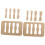 10Pcs Leather Acrylic Template DIY HandMade Craft 5