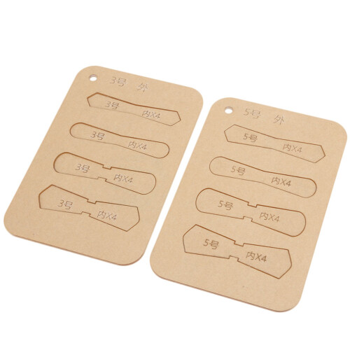 10Pcs Leather Acrylic Template DIY HandMade Craft 2