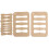 10Pcs Leather Acrylic Template DIY HandMade Craft 6