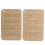 10Pcs Leather Acrylic Template DIY HandMade Craft 1