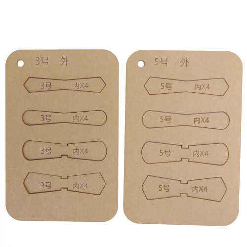 10Pcs Leather Acrylic Template DIY HandMade Craft