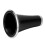 Clarinet Bell ABS Plastic Nickel Metal Ring Black CC28 Replacement Accessory 9