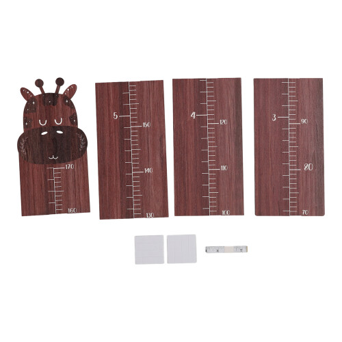 Wachstumschart aus Holz – Walnuss, 70–170 cm (2,3–5,6 ft) 1