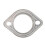 Brida de colector de 3 pulgadas con junta - Acero inoxidable 8