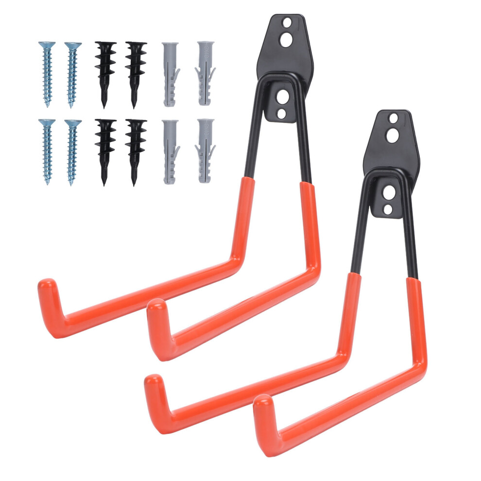 2Pcs Garage Hooks Multifunctional Wall Mount 9121376099205
