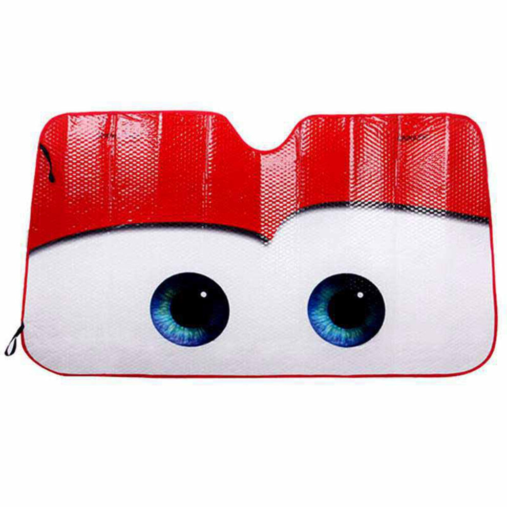 Cartoon Eyes Car Windshield Sunshade Sun Visor 9121376099311