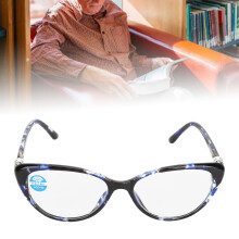 Gleitsichtbrille +1.00 Schwarz Blau