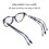 Gleitsichtbrille +1.00 Schwarz Blau 7