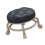 Low Roller Swivel Stool with PU Leather, 34x26x8cm, Multi Colors 1