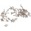 100 Pcs Single Barrel Crimp Sleeves Kit Corrosion 7
