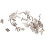 100 Pcs Single Barrel Crimp Sleeves Kit Corrosion 5