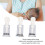 Clear Nipple Suction Cups for Breastfeeding Manual Vacuum Adjustable Medium M 4