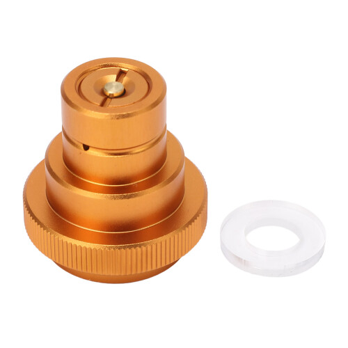 TR21-4 CO2-Adapter Messing-Gold für 60-L-Zylinder 2